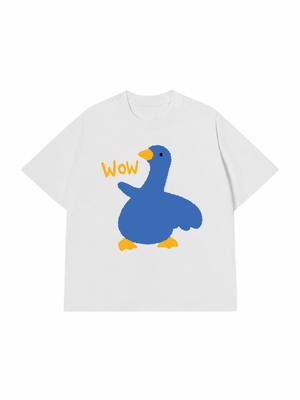 Áo Thun Custom Couple Wow Duck