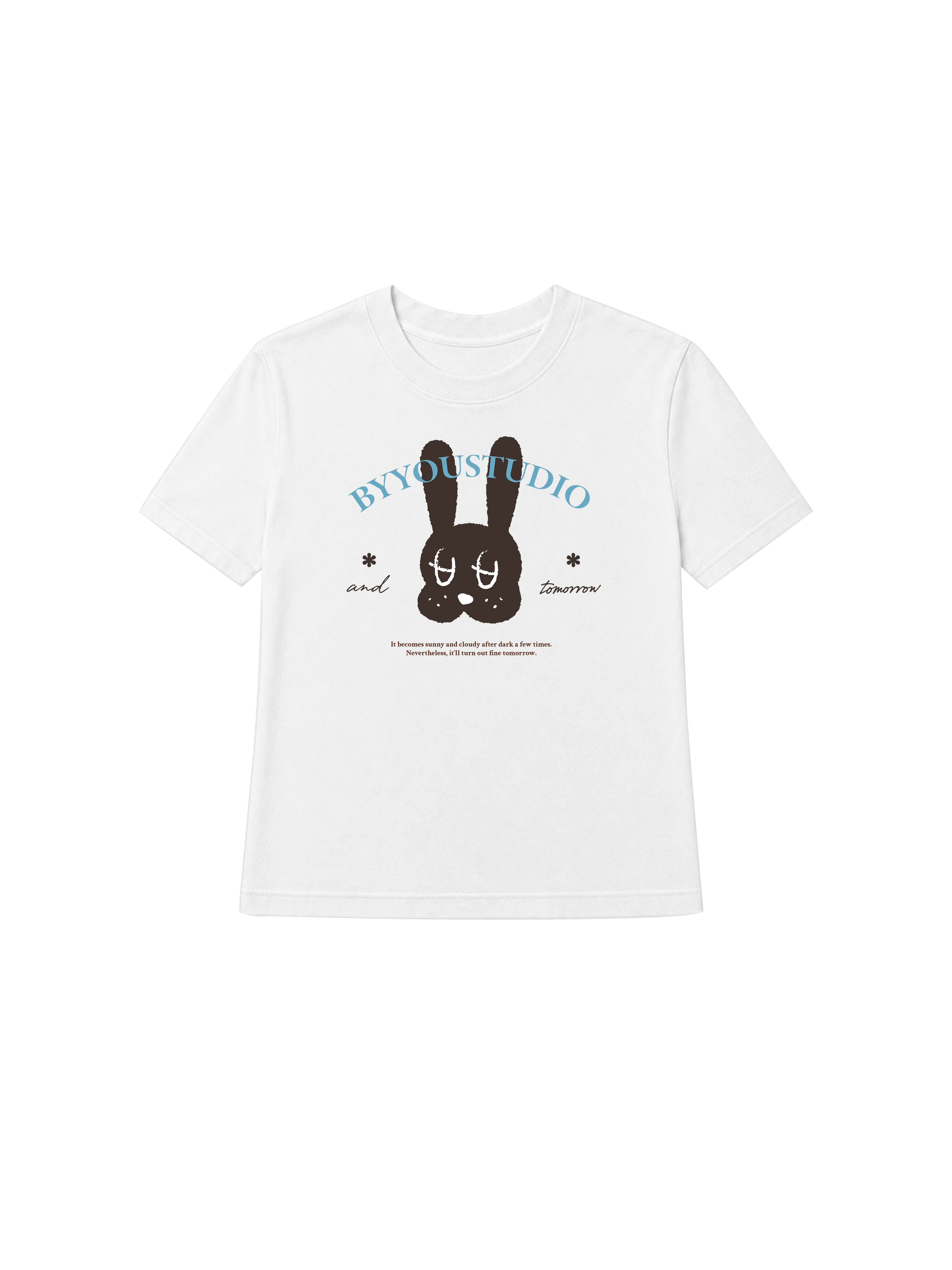 Áo Thun Nữ Bunny Quote