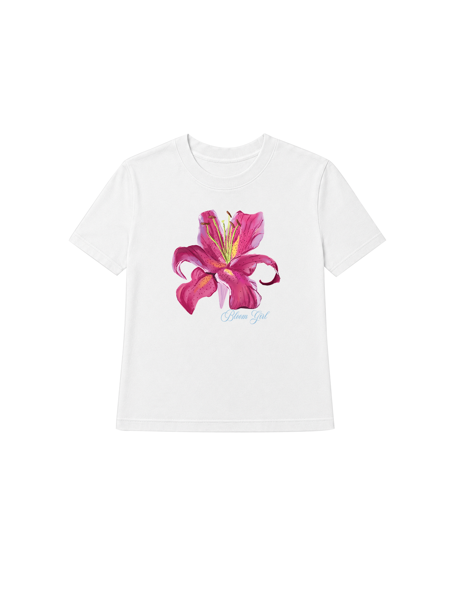 Áo Thun Nữ Bloom Girl Pink Lily