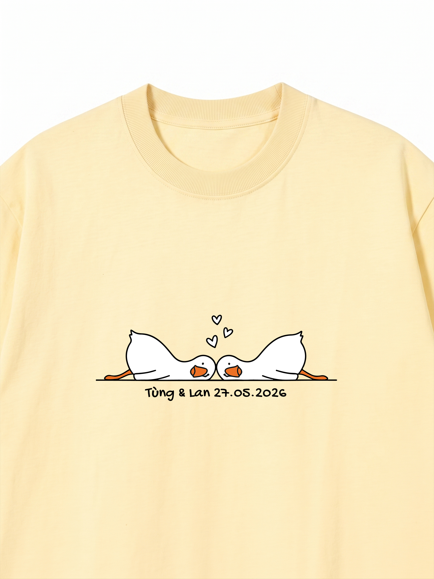 Áo Thun Custom Couple Minimal