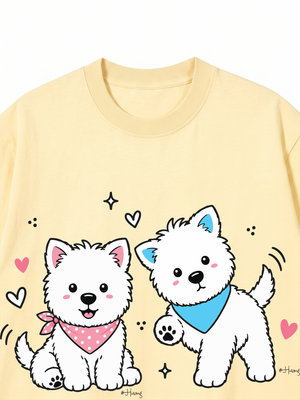 Áo Thun Custom Couple All Of My World