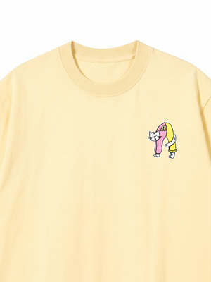 Áo Thun Custom Alphabet Cat