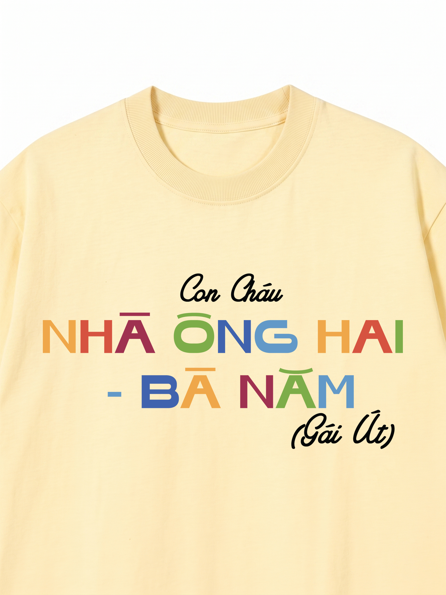 Áo Thun Custom Con Cháu Nhà Ông Bà