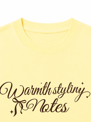 Áo Thun Nữ Warmth Styling Notes