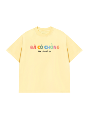 Áo Thun Custom Couple Đã Có Vợ - Chồng