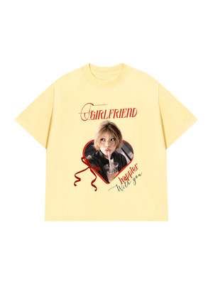 Áo Thun Custom Happier with you