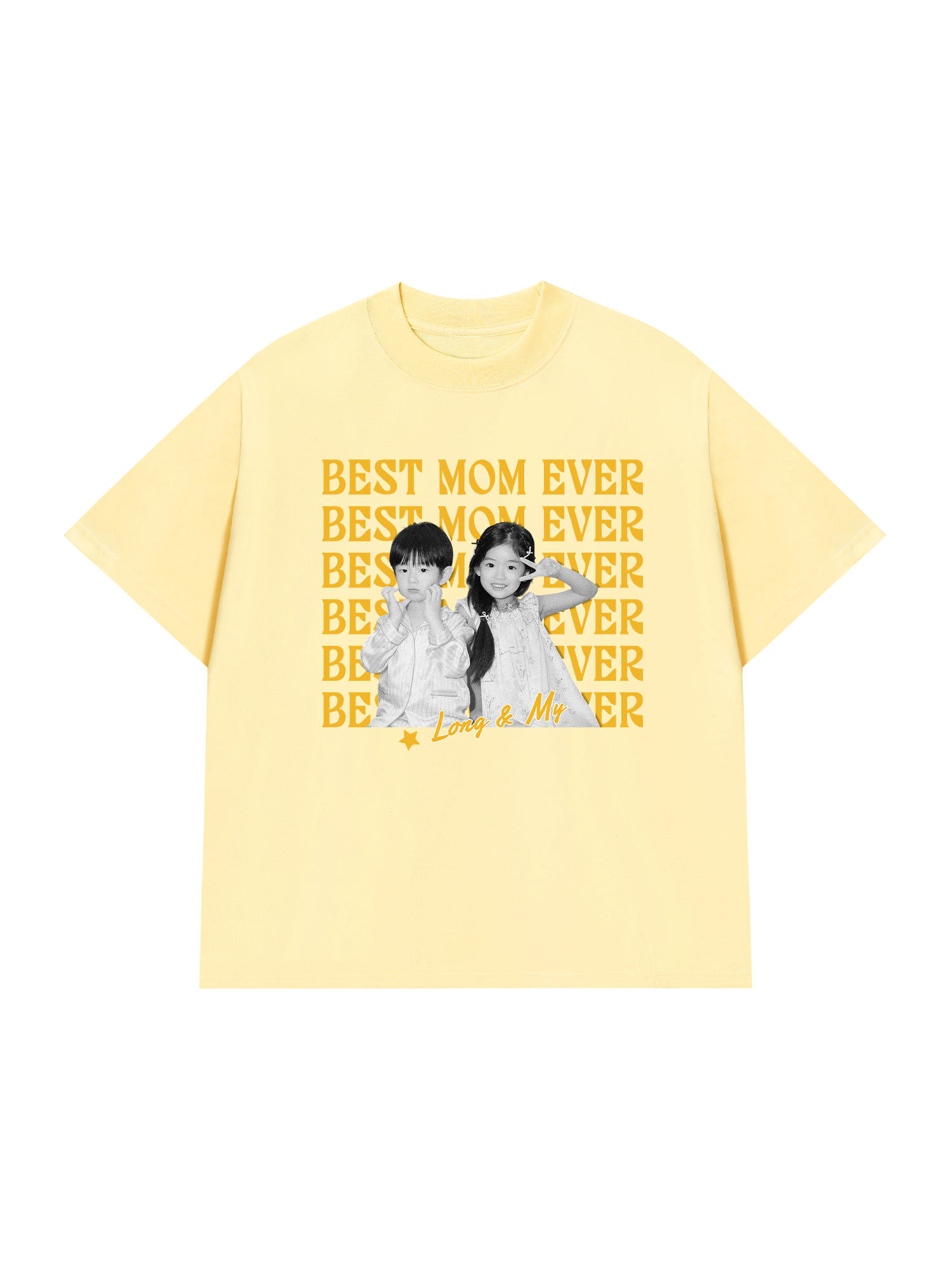 Áo Thun Custom Color Family Children Name Best Parent Ever