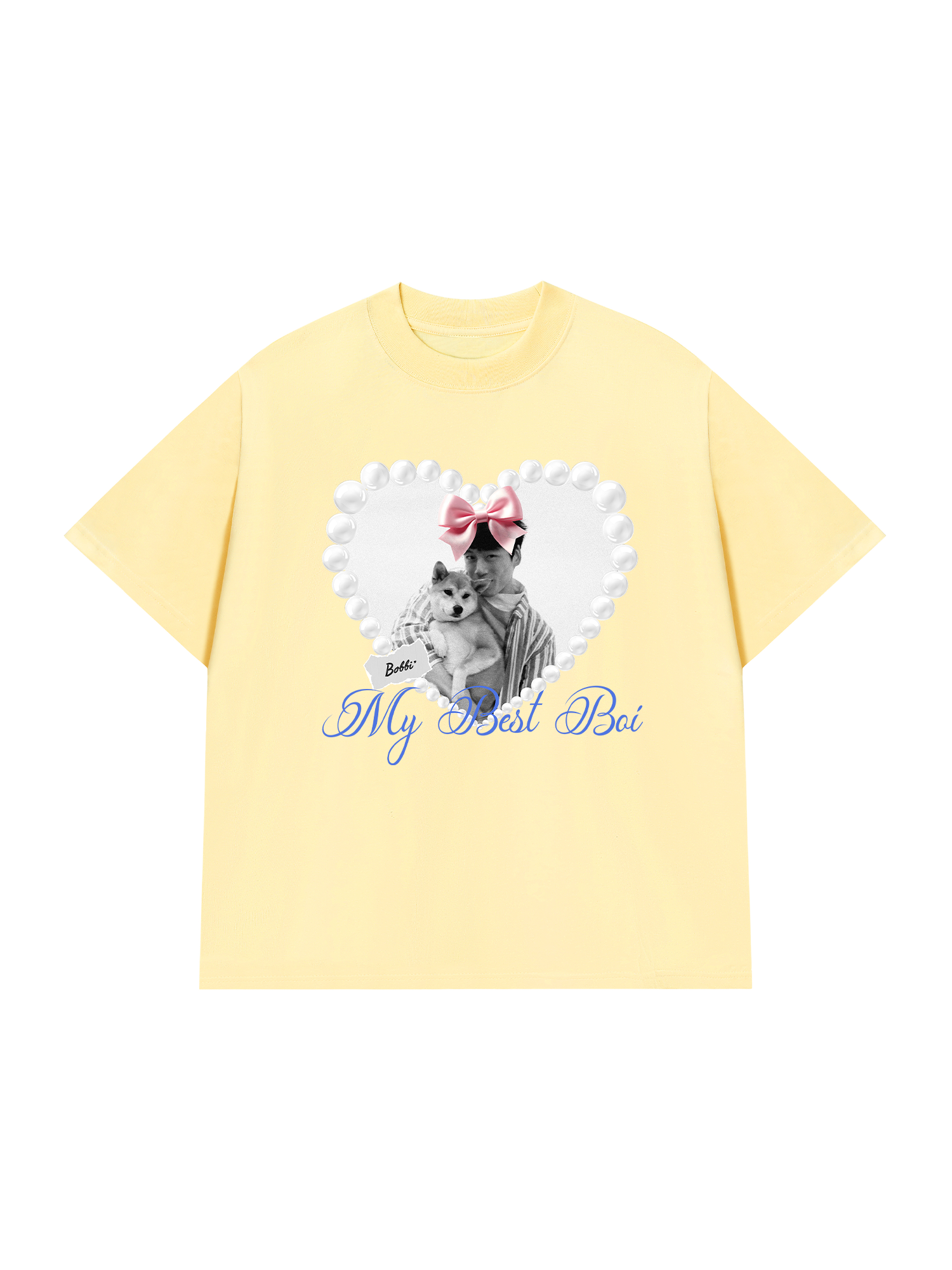 Áo Thun Custom Pets Heart Pearl Shirt