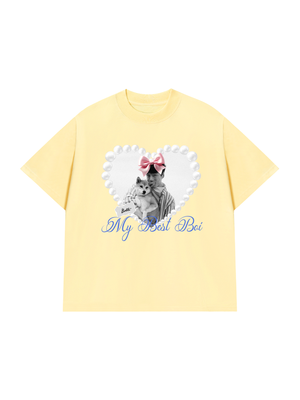 Áo Thun Custom Pets Heart Pearl Shirt