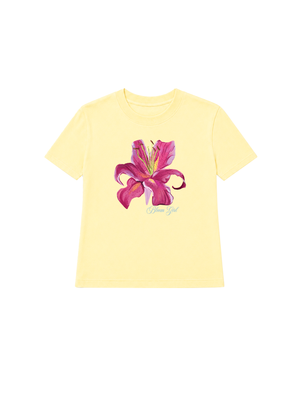 Áo Thun Nữ Bloom Girl Pink Lily
