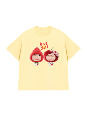 Áo Thun Custom Fruit Couple
