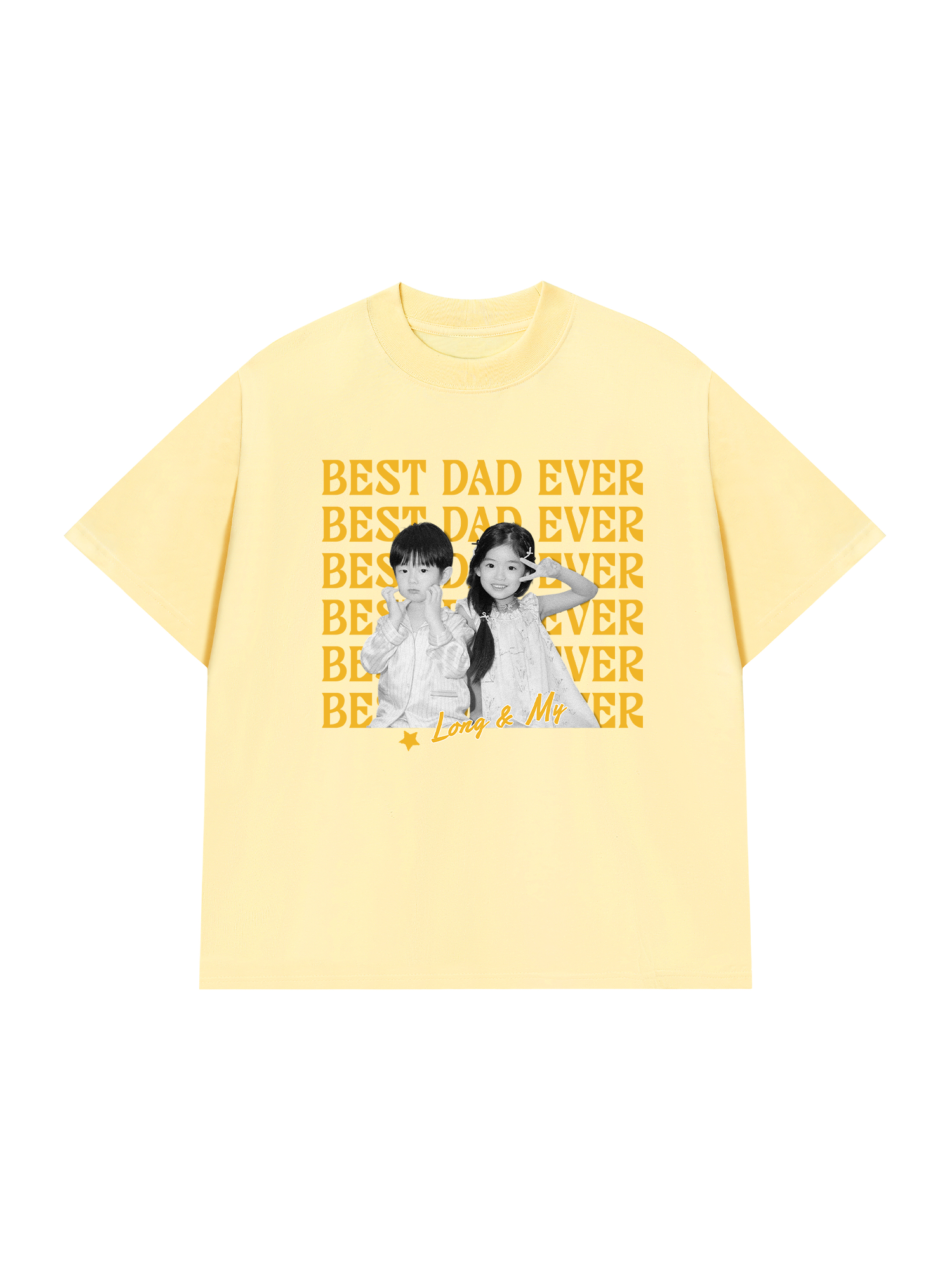 Áo Thun Custom Color Family Children Name Best Parent Ever