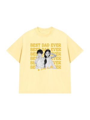 Áo Thun Custom Color Family Children Name Best Parent Ever