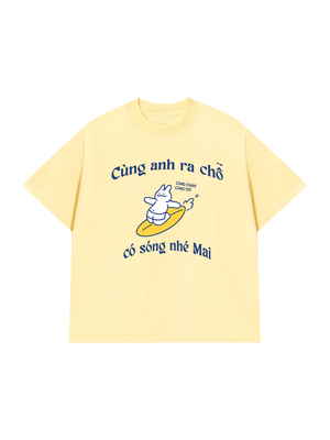 Áo Thun Custom Name Cùng Nhau Ra Chỗ Có Sóng