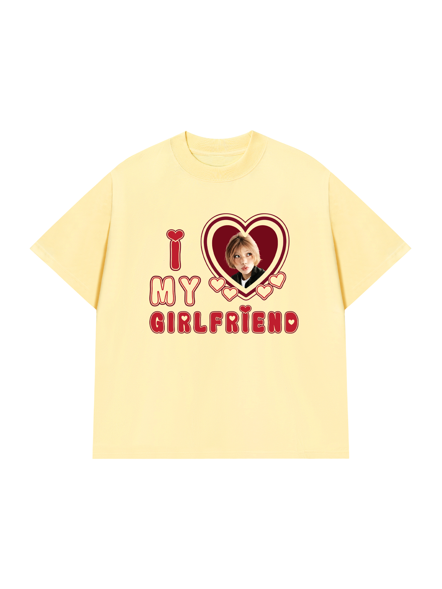 Áo Thun Custom Couple I Love My Boyfriend, Girlfriend