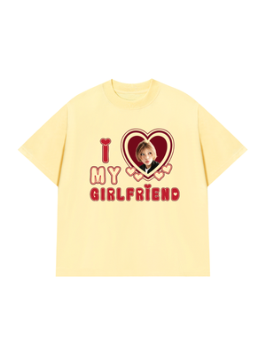 Áo Thun Custom Couple I Love My Boyfriend, Girlfriend
