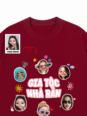 Áo Thun Custom Bestie Hội Rắn