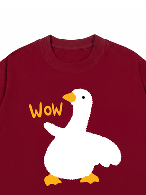 Áo Thun Custom Couple Wow Duck