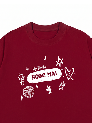 Áo Thun Custom Bestie Name