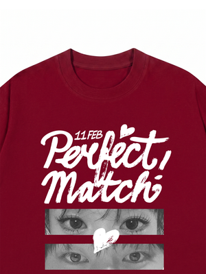 Áo Thun Couple Eyes Perfect Match
