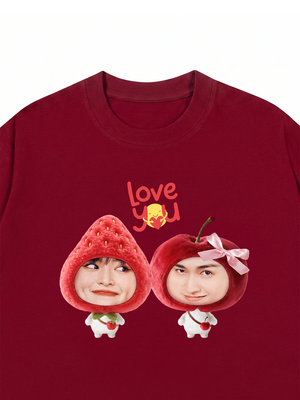 Áo Thun Custom Fruit Couple