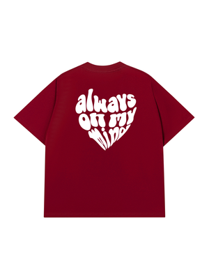 Áo Thun Custom Couple Name  Alway On My Mind