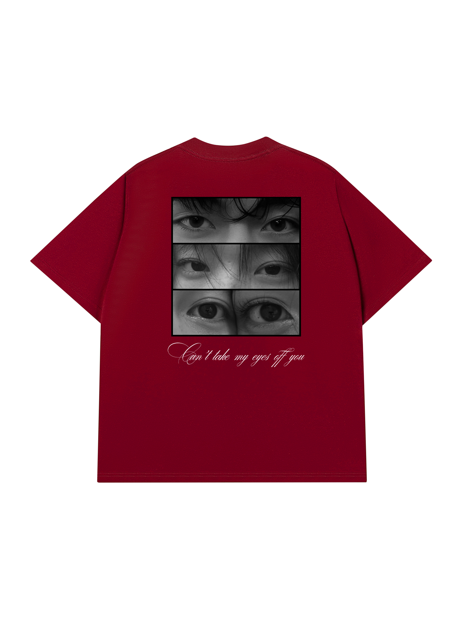 Áo Thun Custom Eyes Couple Photo