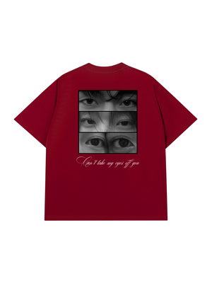 Áo Thun Custom Eyes Couple Photo