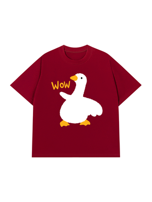Áo Thun Custom Couple Wow Duck