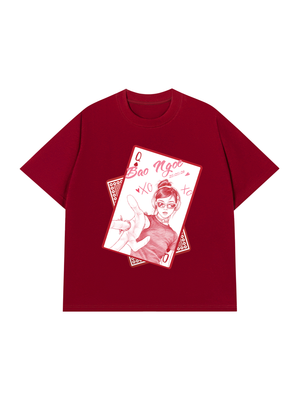 Áo Thun Custom Queen of Heart Comfort Colors