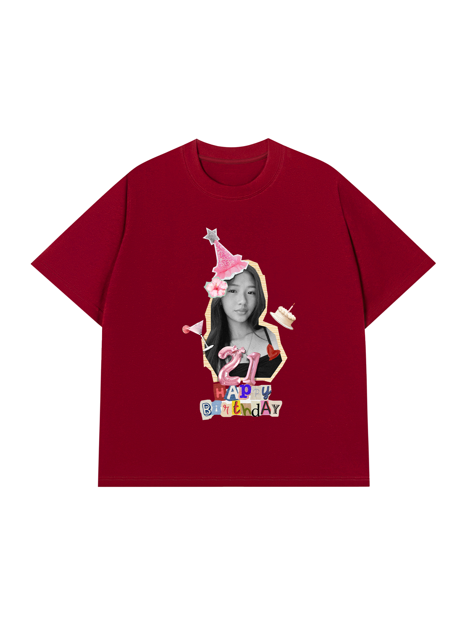 Áo Thun Custom Happy Birthday