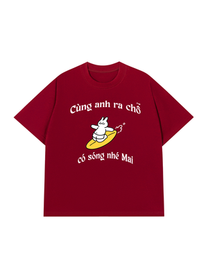 Áo Thun Custom Name Cùng Nhau Ra Chỗ Có Sóng