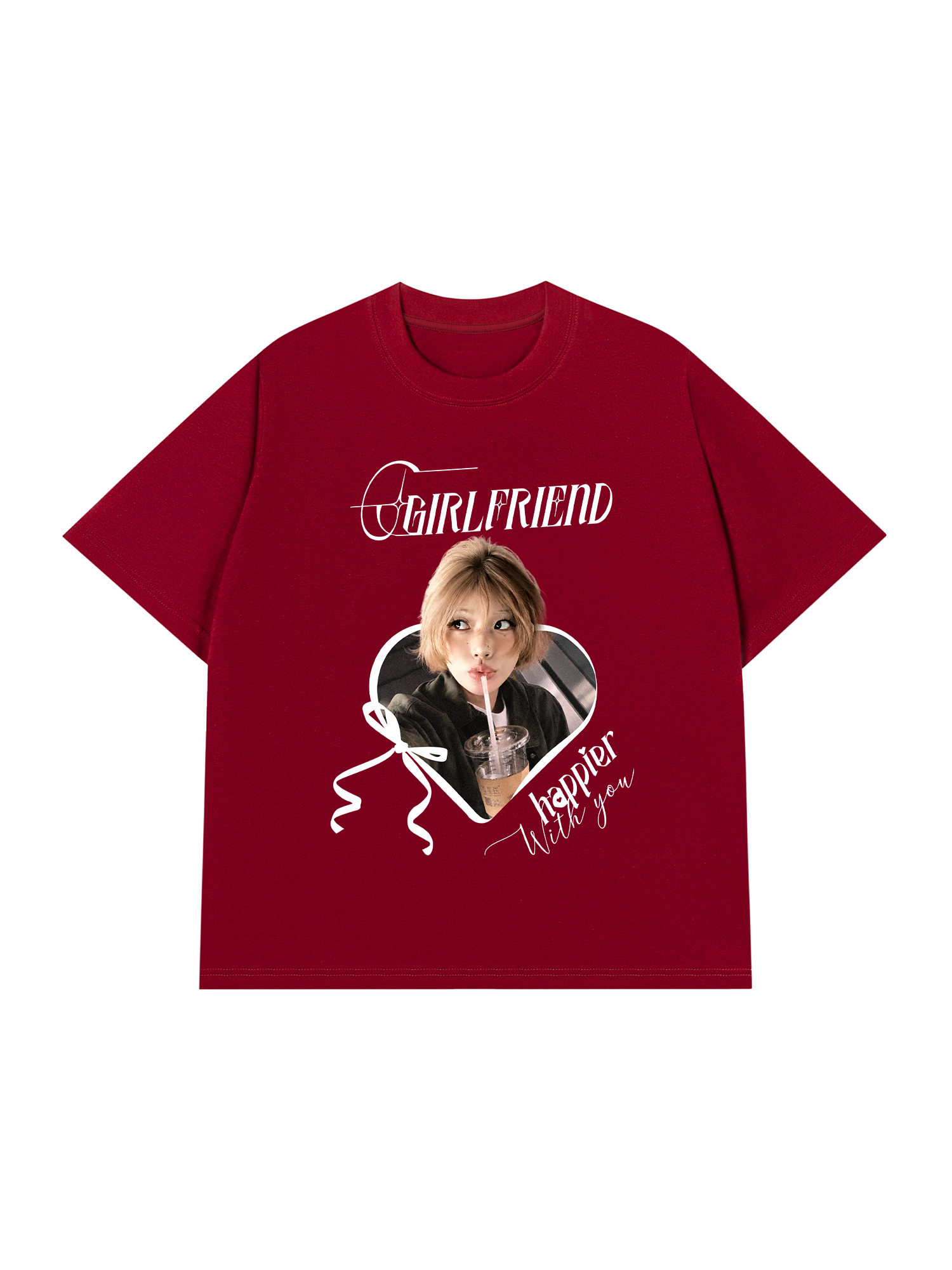 Áo Thun Custom Happier with you
