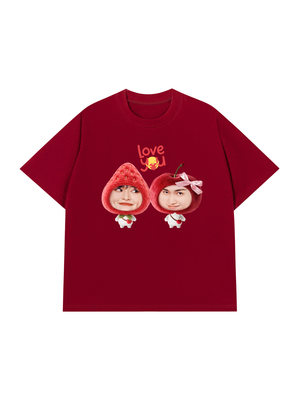 Áo Thun Custom Fruit Couple