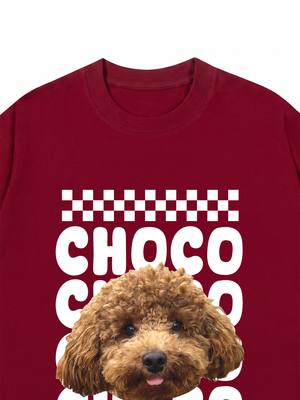 Áo Thun Custom Pet Groovy Checkered Pattern