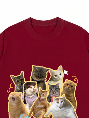 Áo Thun Custom Pet Meow Group