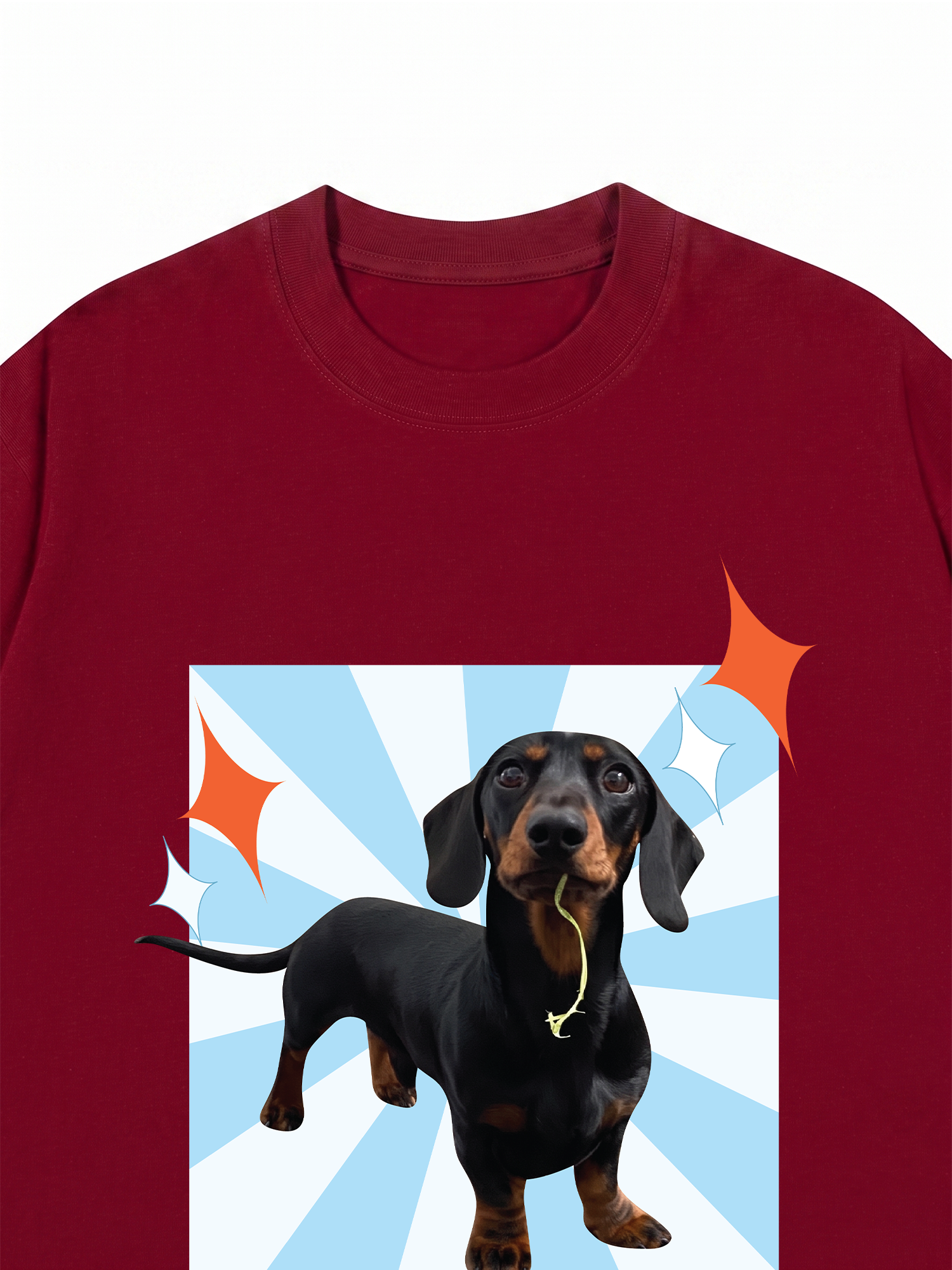 Áo Thun Custom Pet Glimmering Radial Square