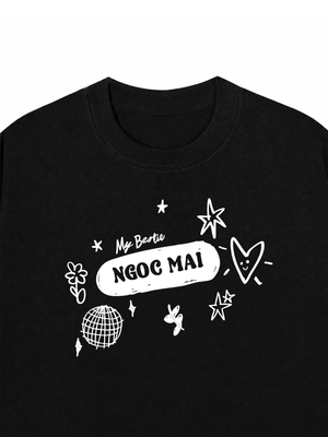 Áo Thun Custom Bestie Name