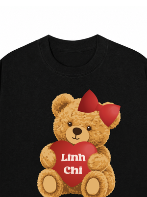 Áo Thun Custom Couple Teddy Couple