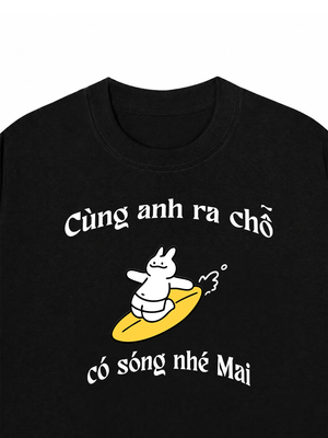 Áo Thun Custom Name Cùng Nhau Ra Chỗ Có Sóng