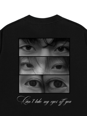Áo Thun Custom Eyes Couple Photo