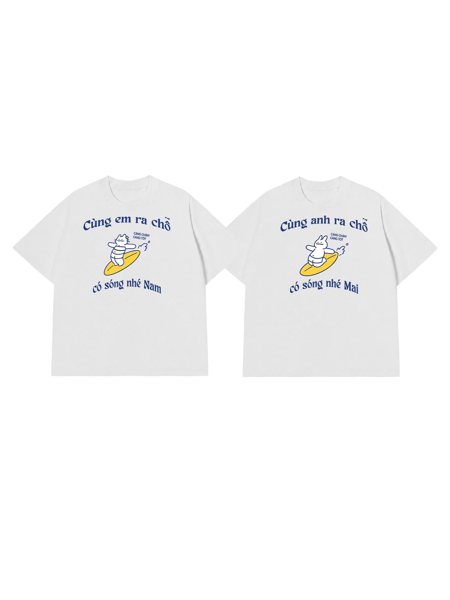 Áo Thun Custom Name Cùng Nhau Ra Chỗ Có Sóng