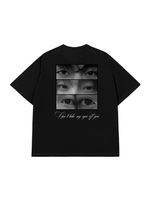 Áo Thun Custom Eyes Couple Photo