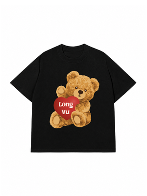 Áo Thun Custom Couple Teddy Couple
