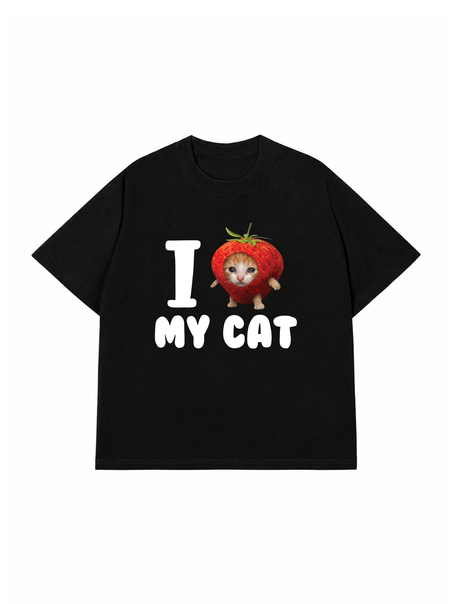 Áo Thun Custom Pet I Love My Cat