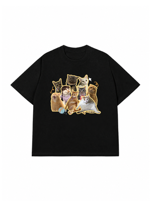 Áo Thun Custom Pet Meow Group