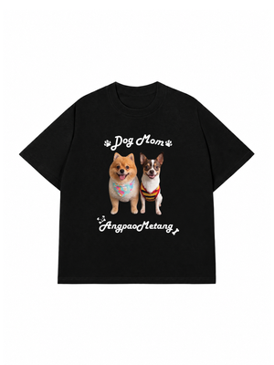Áo Thun Custom Pet Smiling Dog Besties