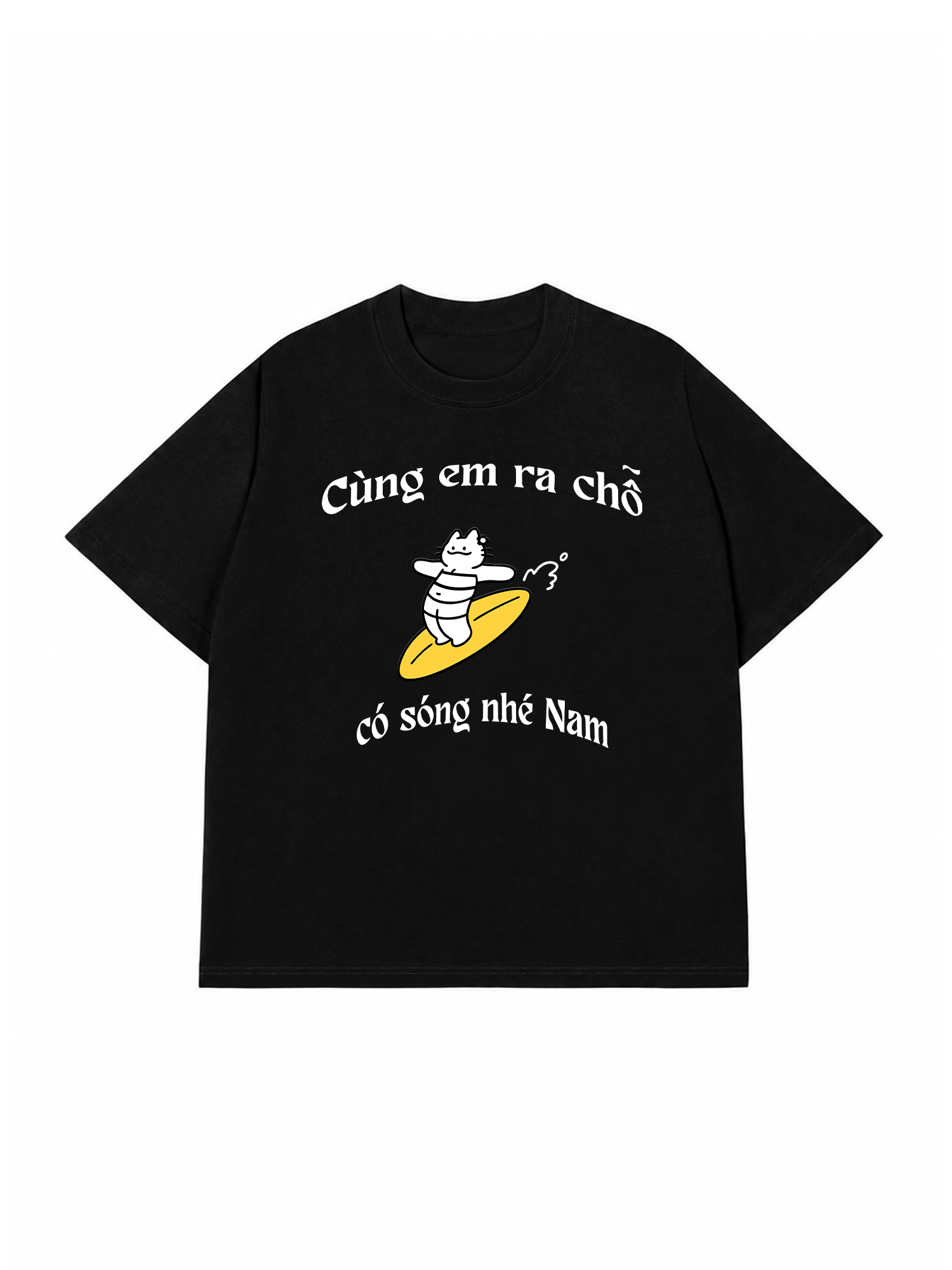 Áo Thun Custom Name Cùng Nhau Ra Chỗ Có Sóng