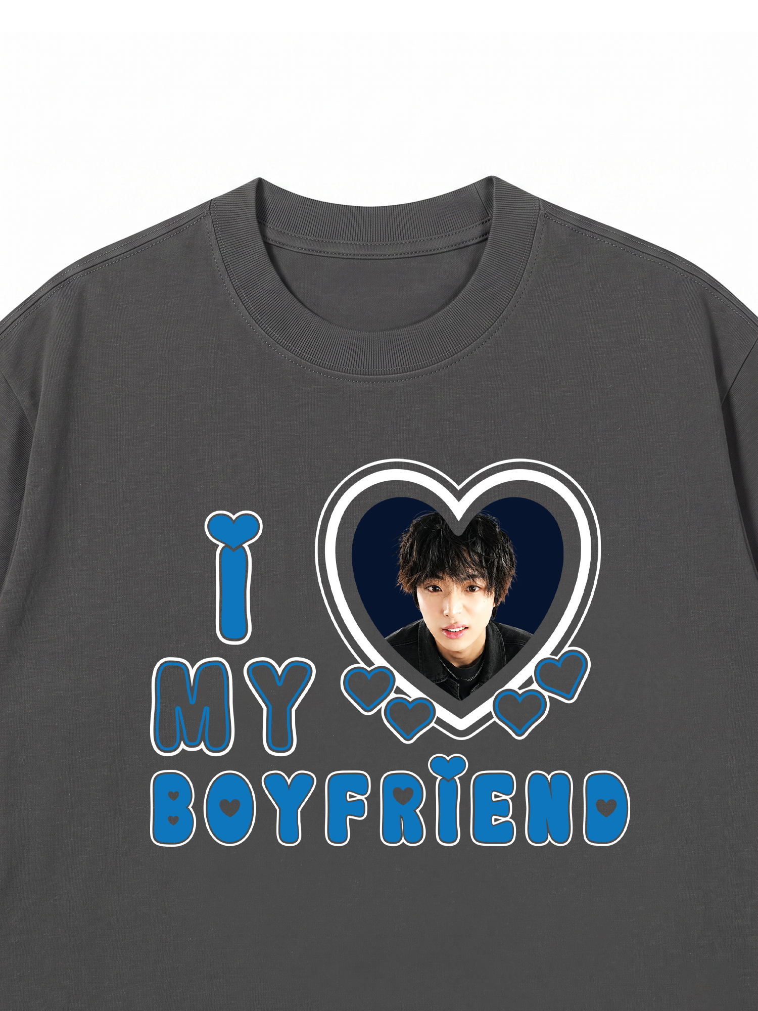 Áo Thun Custom Couple I Love My Boyfriend, Girlfriend