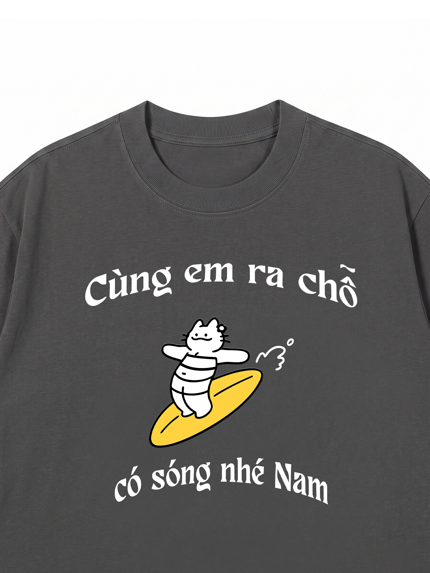 Áo Thun Custom Name Cùng Nhau Ra Chỗ Có Sóng